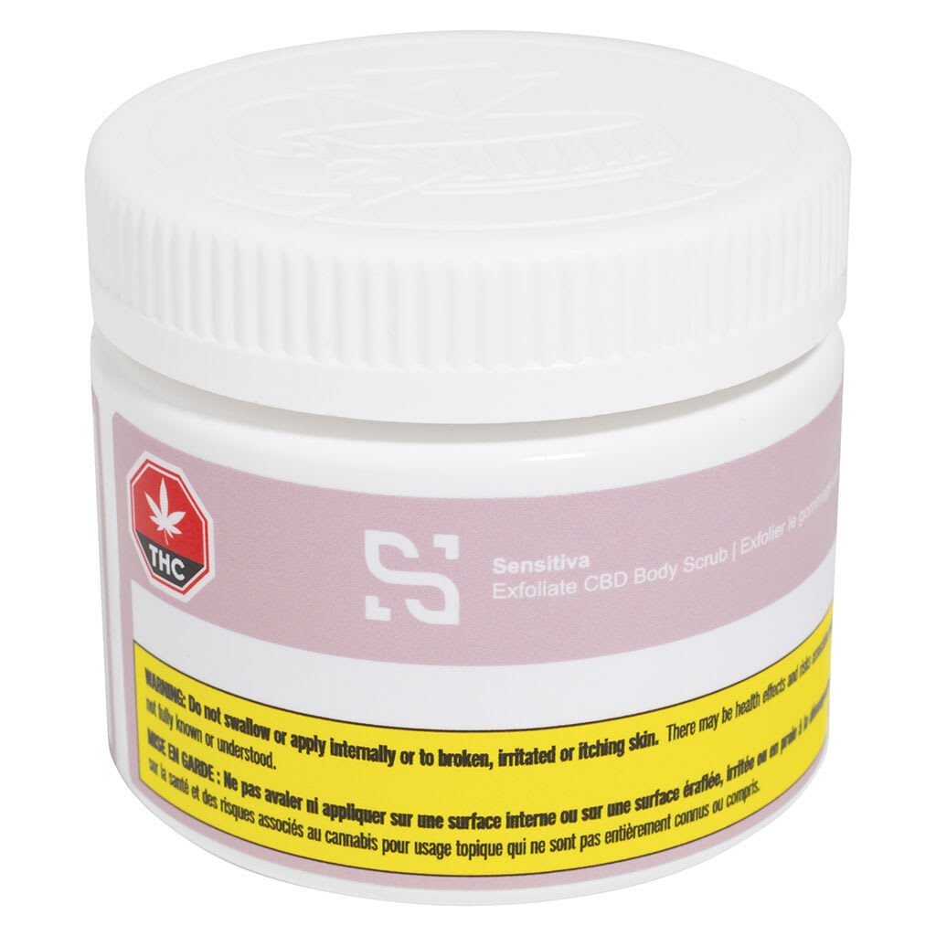 Sensitiva - Exfoliate CBD Body Scrub - 200ml Bath and Shower - GARAGE SALE