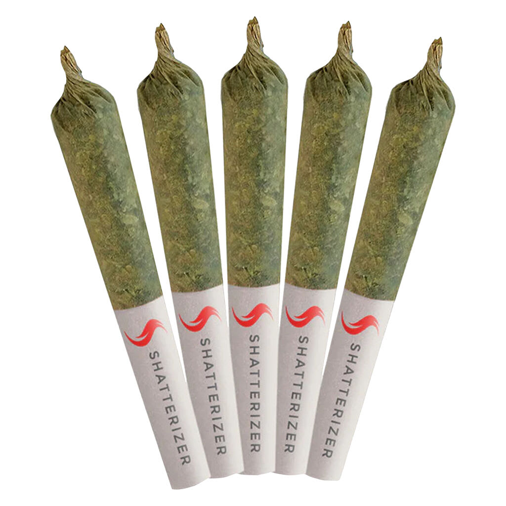 Shatterizer - Granddaddy Purple Shatter Infused - 5x0.5g Pre-Rolls